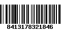 Código de Barras 8413178321846