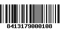 Código de Barras 8413179000108