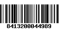 Código de Barras 8413200044989