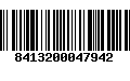 Código de Barras 8413200047942