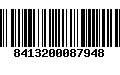 Código de Barras 8413200087948