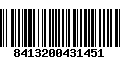 Código de Barras 8413200431451