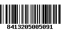 Código de Barras 8413205005091