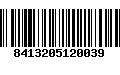 Código de Barras 8413205120039