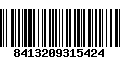 Código de Barras 8413209315424