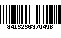 Código de Barras 8413236370496