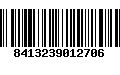 Código de Barras 8413239012706