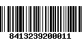 Código de Barras 8413239200011