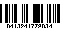 Código de Barras 8413241772834