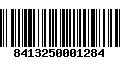 Código de Barras 8413250001284