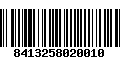 Código de Barras 8413258020010