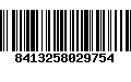 Código de Barras 8413258029754