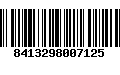 Código de Barras 8413298007125