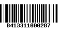 Código de Barras 8413311000287