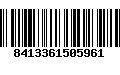 Código de Barras 8413361505961