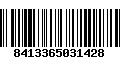 Código de Barras 8413365031428