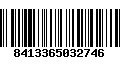 Código de Barras 8413365032746