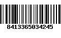 Código de Barras 8413365034245