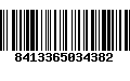 Código de Barras 8413365034382