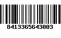 Código de Barras 8413365643003