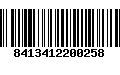 Código de Barras 8413412200258