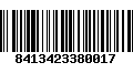 Código de Barras 8413423380017