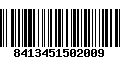 Código de Barras 8413451502009