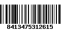 Código de Barras 8413475312615