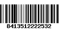 Código de Barras 8413512222532