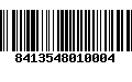 Código de Barras 8413548010004