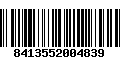 Código de Barras 8413552004839