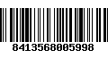 Código de Barras 8413568005998