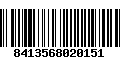 Código de Barras 8413568020151