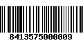 Código de Barras 8413575000009