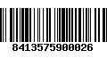 Código de Barras 8413575900026