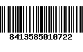 Código de Barras 8413585010722