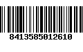 Código de Barras 8413585012610