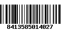 Código de Barras 8413585014027