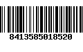 Código de Barras 8413585018520