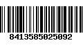 Código de Barras 8413585025092