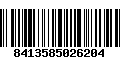 Código de Barras 8413585026204