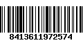 Código de Barras 8413611972574