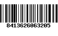 Código de Barras 8413626063205