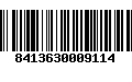 Código de Barras 8413630009114