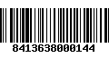 Código de Barras 8413638000144