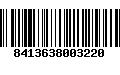 Código de Barras 8413638003220