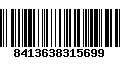 Código de Barras 8413638315699