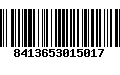 Código de Barras 8413653015017