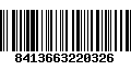Código de Barras 8413663220326