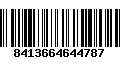 Código de Barras 8413664644787